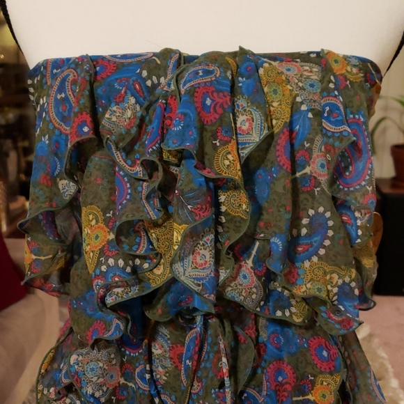 Princess Vera Wang Strapless Chiffon Dress - Picture 2 of 6